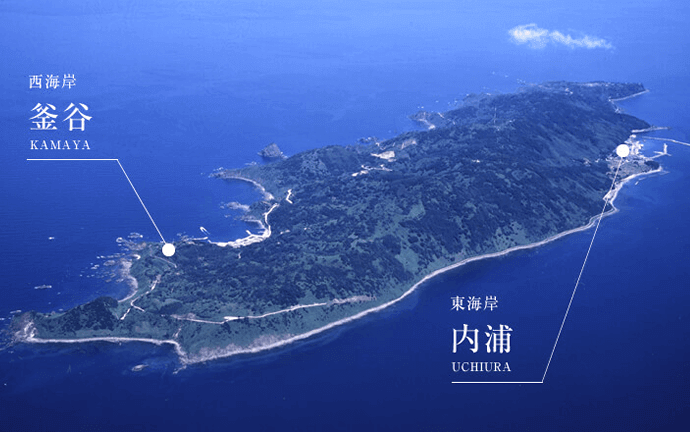 粟島浦村（粟島） 離島外観